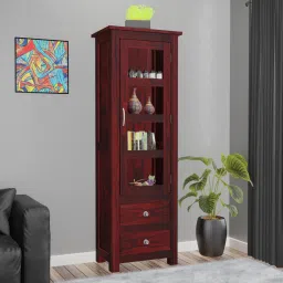 Wood Book Shelf with Glass Door, Bookshelf for Home Library,Kitchen Cabinet Solid Wood Open Book Shelf-22