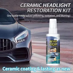 Newly Liquid Car Polish for Headlight, Metal Parts Headlight Cleaning Kit-picture-13