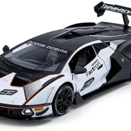 1:24 Big Lamborghini Essenza Scv12 Diecast Scale Model Metal Pull Back Toy-image-3