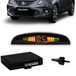 JB294 Silver Car Reverse Parking Sensor with LED Display 4 Sensor J294 Parking Sensor-image-20
