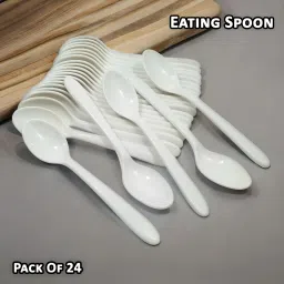 Melamine Table Spoon Pack of 24 Pcs Dinner Spoons, Impress design melamine Melamine Table Spoon Set-image-8