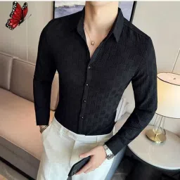 Men Regular Fit Self Design Casual Shirt-picture-8