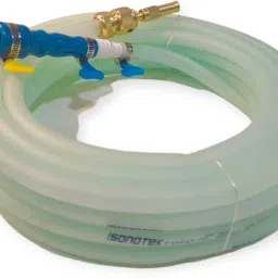(10 Metres 32.5 Feet) 1/2 Inch Super Soft Foam Pipe. with Nozzle Sprayer,Tap Adapter& Clamps for Multipurpose uses (Sky Blue Colour) Hose Pipe-picture-22