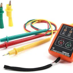 3 Phase Rotation Tester 60V~600V AC Sequence Meter Indicator Detector with LED and Buzzer Digital Multimeter-image-59