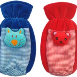 Baby Feeding Bottle Cover in Soft Nylex with Attractive Teddy-image-25