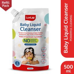 Baby Liquid Cleanser Refill pack- 500ml, For cleaning feeding bottle, cutlery-3