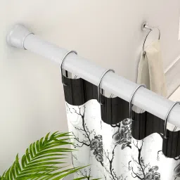 White Curtain Rods Metal-28