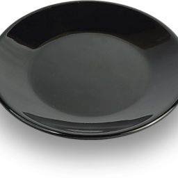 Premium 7" Inch Break Resistant Round Melamine White Snacks Side Quarter Plates Half Plate-2