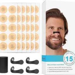 Magnetic Nasal Strips for Breathing | Anti Snoring Nose Clip Skin Safe pake of 1 Anti-snoring Device-44