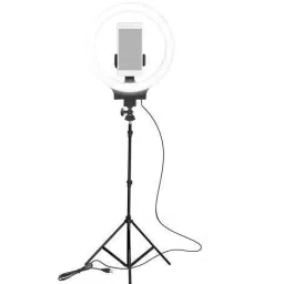 Deeshora 10' Inch Ring Light with 3 Light Mode & 2.1m Tripod Stand for Vedio/photo Shoot Ring Flash-28
