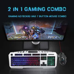 Zoook Combat Pro Silver Wired USB Standard Desktop Keyboard Compatible with Desktop, Laptop, Mac image 3