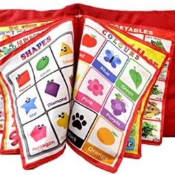 Educational Pillow Book for Kids – Hindi & English Learning Fabric Book-image-56