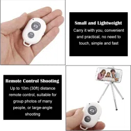 Rhobos Bluetooth Remote Shutter | Rechargeable for Photos & VideosCamera Remote Control image 2