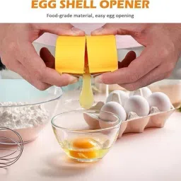 oneness Egg Cracker Tool, Easy Egg Cracking, Multicolor Egg Shell Opener, Egg Cracking Plastic Egg Separator image 5