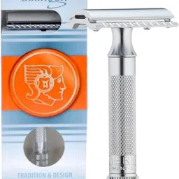 34c Germany Double Edge Safety Razor with Heavy Duty Short Handle, Men & Women-image-58