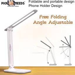 pick ur needs LED Rechargeable Foldable Study Table Lamp Touch Control With Lithium Battery Study Lamp image 5