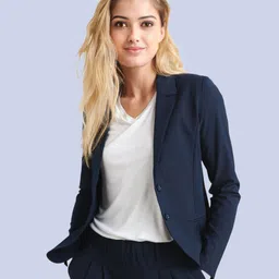 rocksy Women Solid Single Breasted Casual Blazer-picture-30