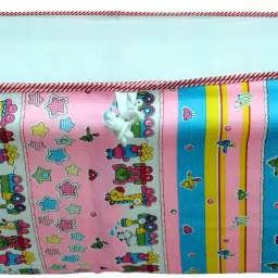 Soft Cloth Swing New Born Baby Cradle/Ghodiyu Hammock in Cool Cotton with Net Standard Crib Design-image-1