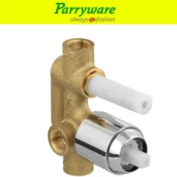 parryware Crust concealed Diverter Body with Concealed Upper Part set of 4 pic 074 Crust Diverter with upper trim | Hot and Cold water Mixer | Complete set Diverter Faucet image 3