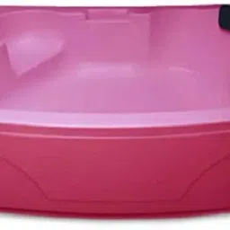 Temptation 6 Feet Acrylic Rectangular Freestanding - Pink Free-standing Bathtub-12