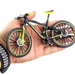 magicwand 1:10 Scale (TOY-MINIATURE) Die-Cast TOY Bicycle Fully Working Model with Shocker image 2