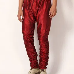 Solid Dupion Silk Men Harem Pants-image-7