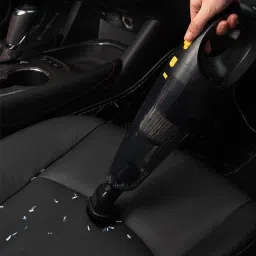 sasimo Portable Ultra Car-Vacuum Cleaner Powerful Suction with Anti-Bacterial Cleaning Car Vacuum Cleaner with 2 in 1 Mopping and Vacuum, Anti-Bacterial Cleaning, Reusable Dust Bag image 3