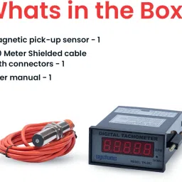 systems tech TM 802 Magnetic Pick-up Sensor with Panel Mount Digital Tachometer image 4