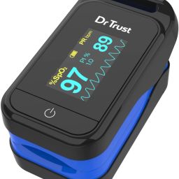 Dr Trust USA Fingertip Blood Oxygen Monitor for Pulse Oximetry-218, SPO2, PI & Heart Rate Pulse Oximeter-18
