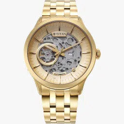 Metal Mechanical Analog Watch - For Men NT90140YM01-20
