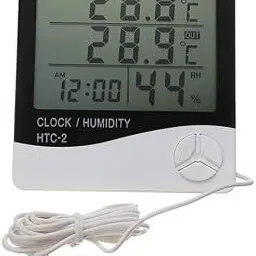 justakeit Plastic Abstract Themed LCD Digital Temperature Big Display Humidity MeteR All-in-One Digital Moisture Measurer image 4