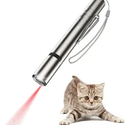Cat Chasing Toy, USB Laser Pointer for Chasing Interactive Cat Toy 3 in 1 Laser Stainless Steel Fetch Toy For Cat-image-43