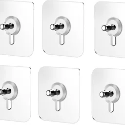 Adhesive Nail Wall Hooks for Hanging Kitchen Household and Bathroom Accessories Hook 6-43