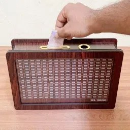 Wooden Money Saver Box Wooden Piggy Bank 100000 Money Bank Box Coin Bank-image-77