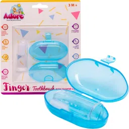 Premium Finger brush with Safety Case Pack of 1 Ultra Soft Toothbrush-image-39
