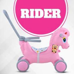 baby 2 in 1 Baby Horse Rider Musical Rocker for Kids 1-3 Years-image-34