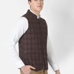 Checkered Men Waistcoat-image-82