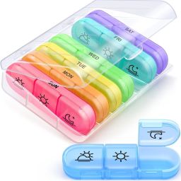 7 Days Days Medicine Tablets Organizer Case Travel Pill Box For 3 Times a Day | 01 Pcs Pill Box-6