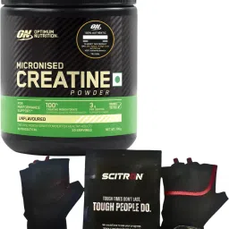 Gloves With Optimum Nutrition 100 gm (Unflavoured) Creatine-image-40