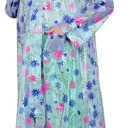frankopolis Floral Print, Solid Women Raincoat-picture-26