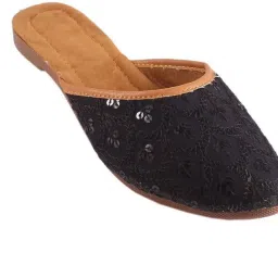 jaipuri jutti and slipper/ mojari for women girls Ethnic Mule For Women-image-3