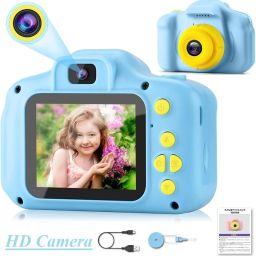 Bzrqx Gift Toy Baby Camera HD Kids Camera Rechargeable 1280x720 Colorfull Camera Photos Video Recording Sports and Action Camera-image-33