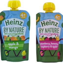 Puree Combo (Pack of 2) Apple & Mango Puree + Strawberry, Banana, Raspberry & Apple Baby Snacks 200 g-image-4