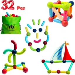 MAGNETIC STICKS&BALLS BUILDING BLOCKS BOYS/GIRLS(32PCS)-image-5