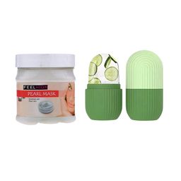 FEELHIGH Set Of 2 Ice Roller-10ml With Pearl Mask-500ml-99