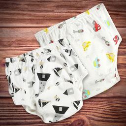 Baby Moo Multi Set of 2 Adjustable & Washable Cloth Diapers-34