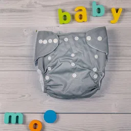 Baby Moo Infants Grey Adjustable & Washable Diaper-20