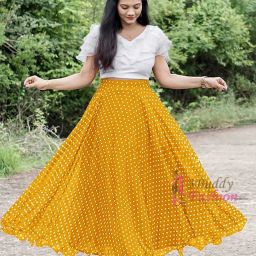 Polka Print, Digital Print Stitched Lehenga Choli-image-16