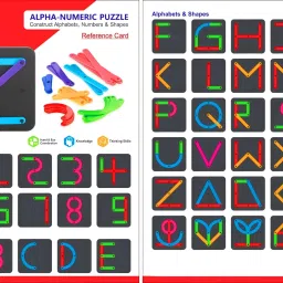 bozica A to Z Alphabet Abcd ,counting Number ,shapes Assembling Learning toys for kids image 3