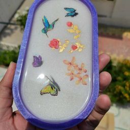 Resin Tray Glass Tray Set-28